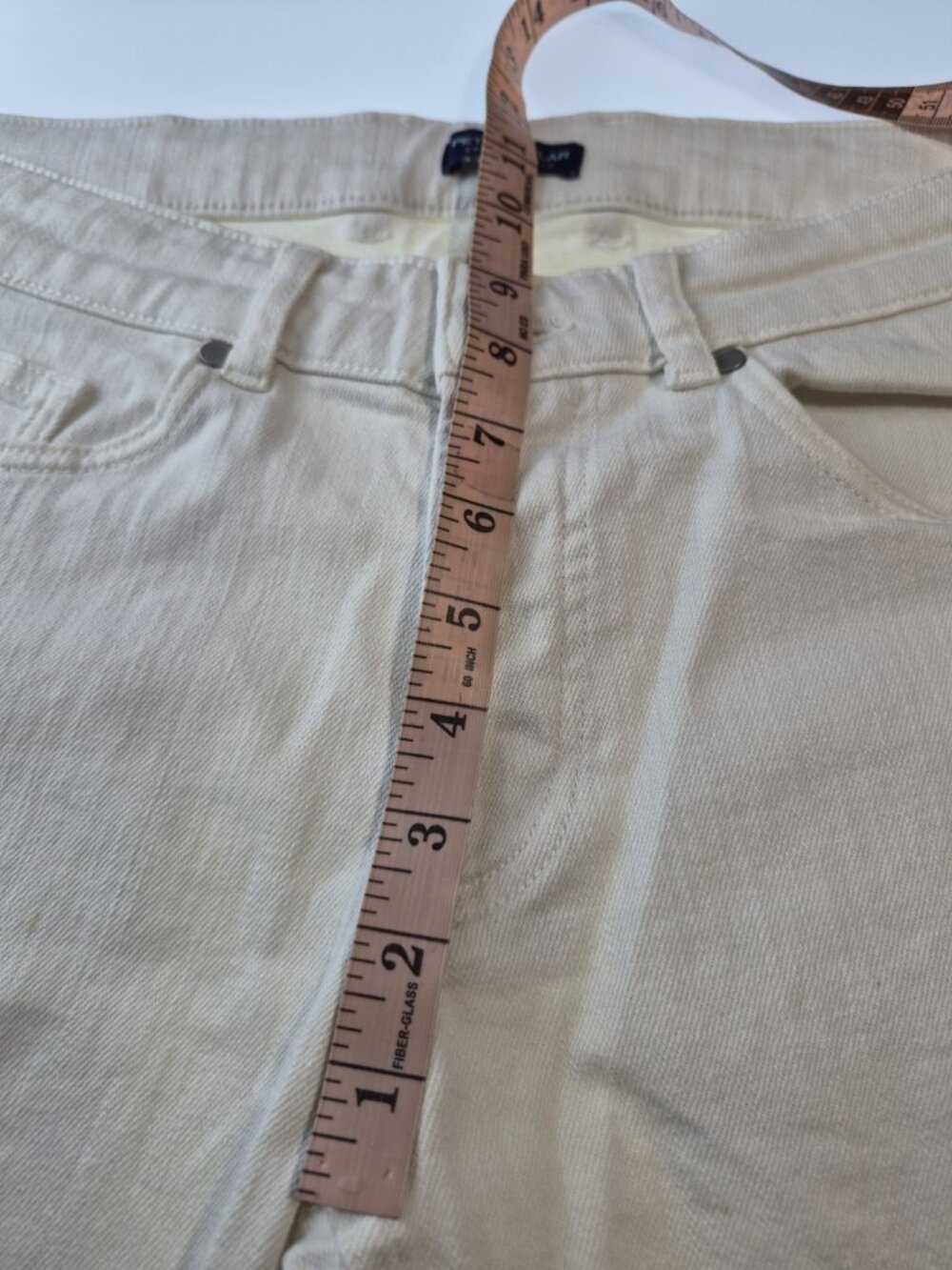 Peter Millar Crown Crafted White Jeans Men 32x30 Straight Leg 5-Pocket Denim - Picture 4 of 8